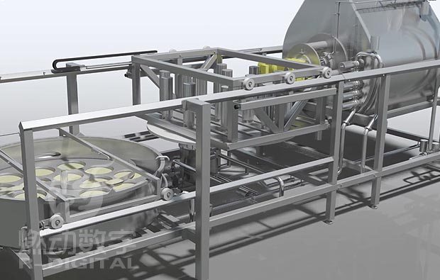食品加工機械三維演示